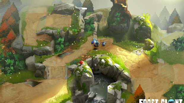 Hinterlands map in Stormgate